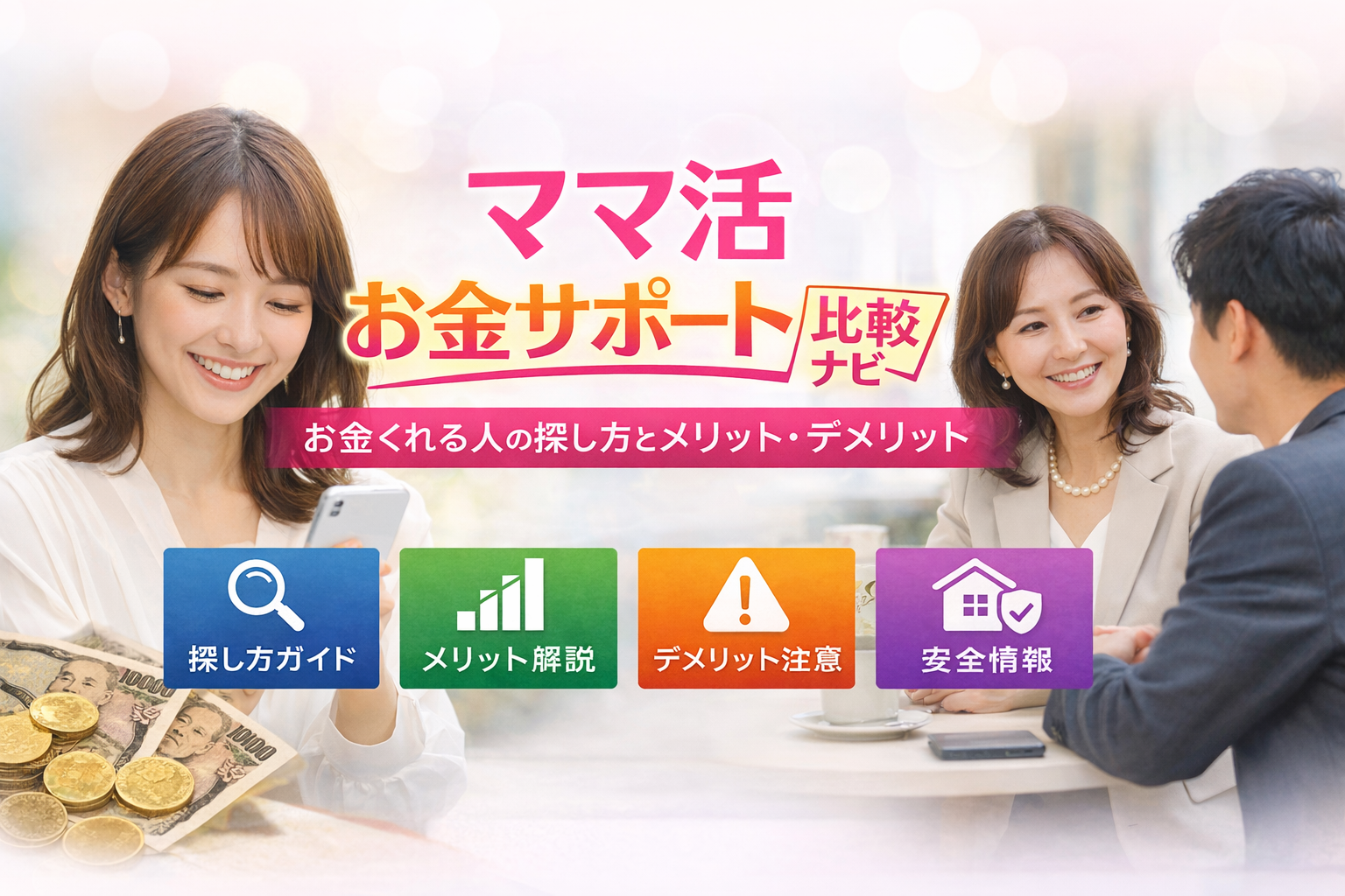 ママ活お金サポート比較ナビ